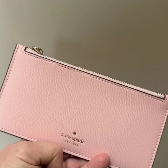 NWOT, Kate Spade Pink Crossbody Bag with thin wallet/card holder - Picture 4 of 9
